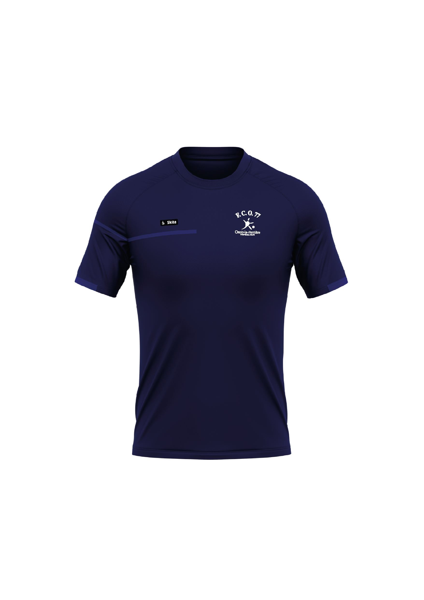 T-shirt SKITA'TECH Navy (FOOTBALL CLUB OZOIR 77)